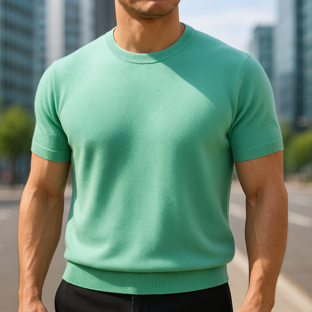 Piero™ | T-shirt in cashmere di lusso