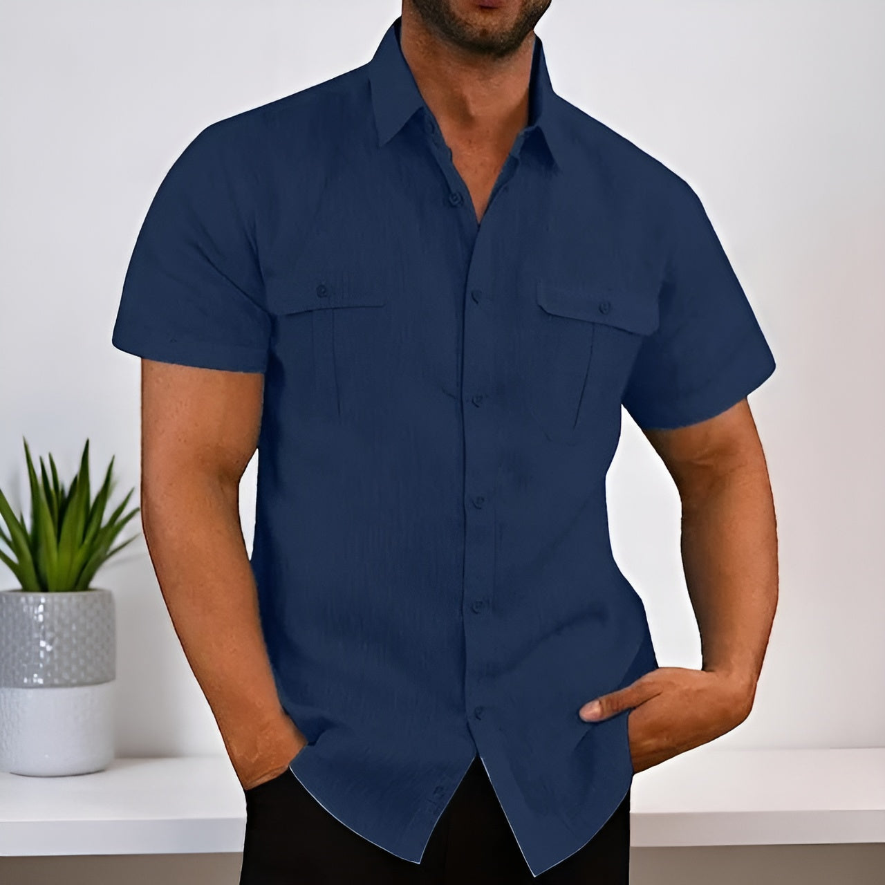 Rocco™ | Camicia Estiva in Cotone e Lino