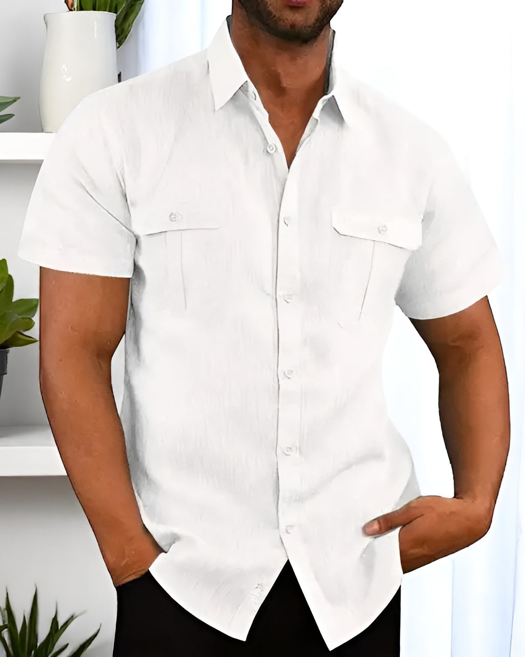 Rocco™ | Camicia Estiva in Cotone e Lino