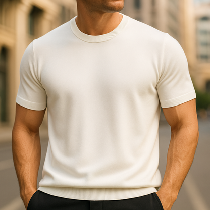 Piero™ | T-shirt in cashmere di lusso
