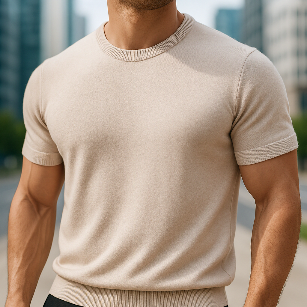 Piero™ | T-shirt in cashmere di lusso