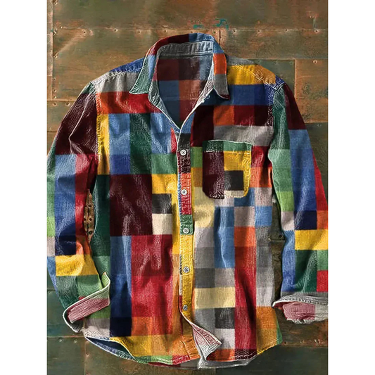 Carlo™ | Camicia unisex in stile vintage