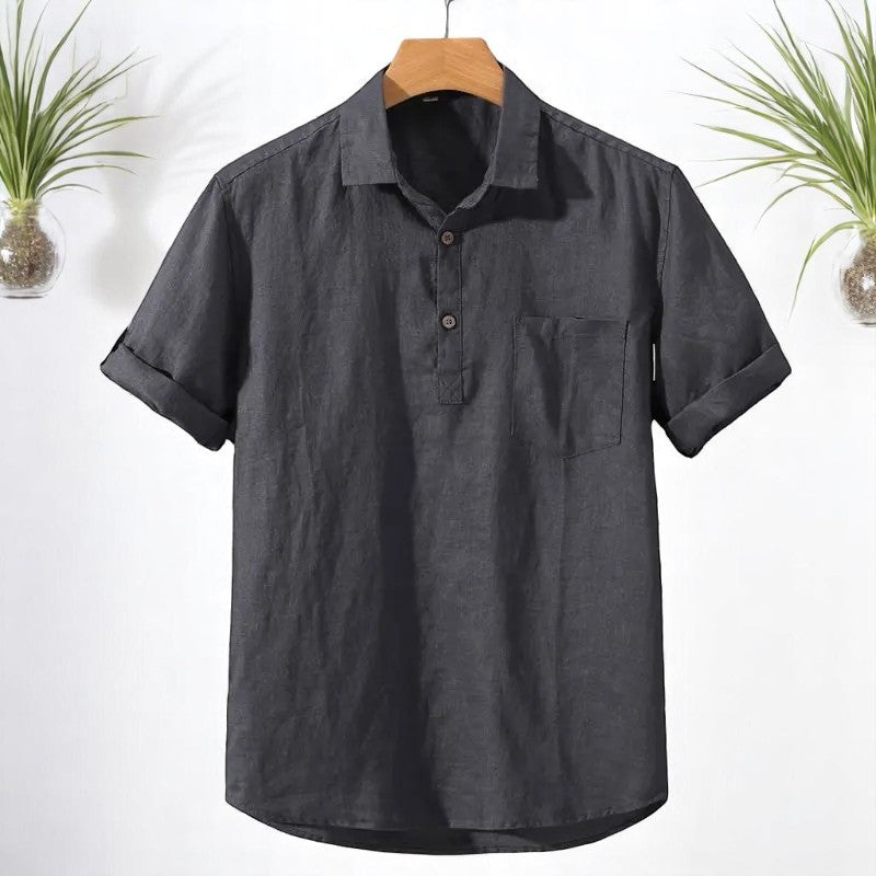 David™ | Polo in Lino Casablanca