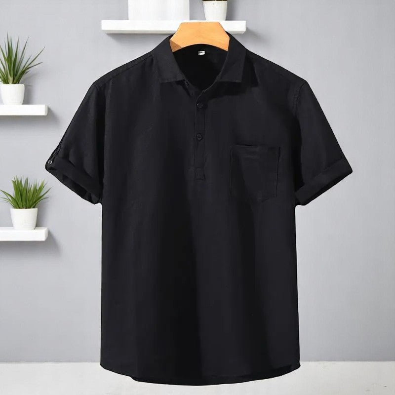 David™ | Polo in Lino Casablanca