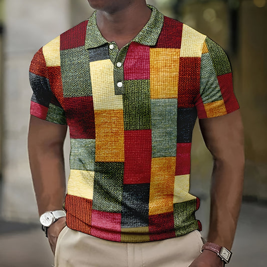 Mauro™ | Polo Multicolore d’Effetto