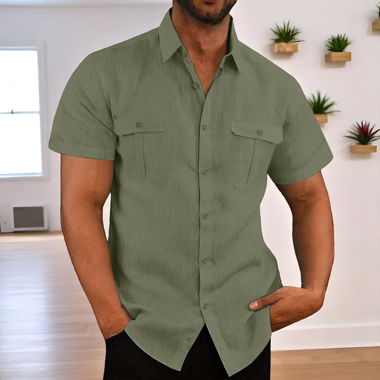 Rocco™ | Camicia Estiva in Cotone e Lino