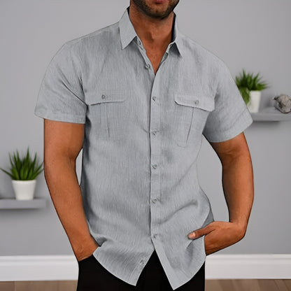 Rocco™ | Camicia Estiva in Cotone e Lino